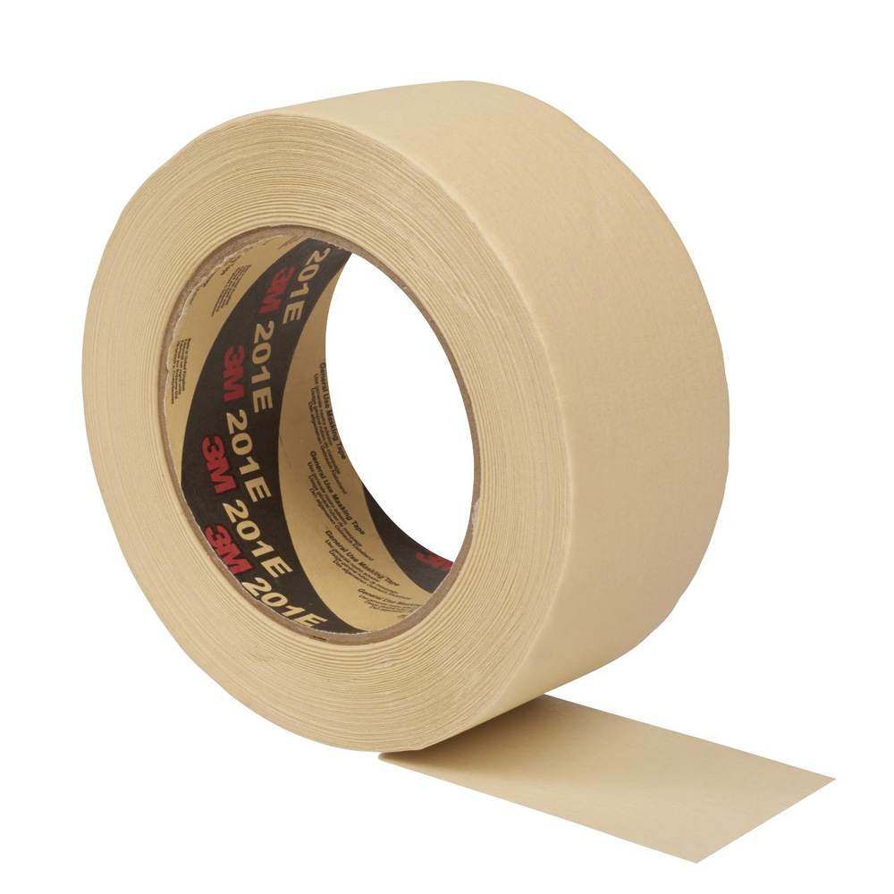 3M 201E PREMIUM 80&deg;c G.P MASKING TAPE 18mm X 50M (48)