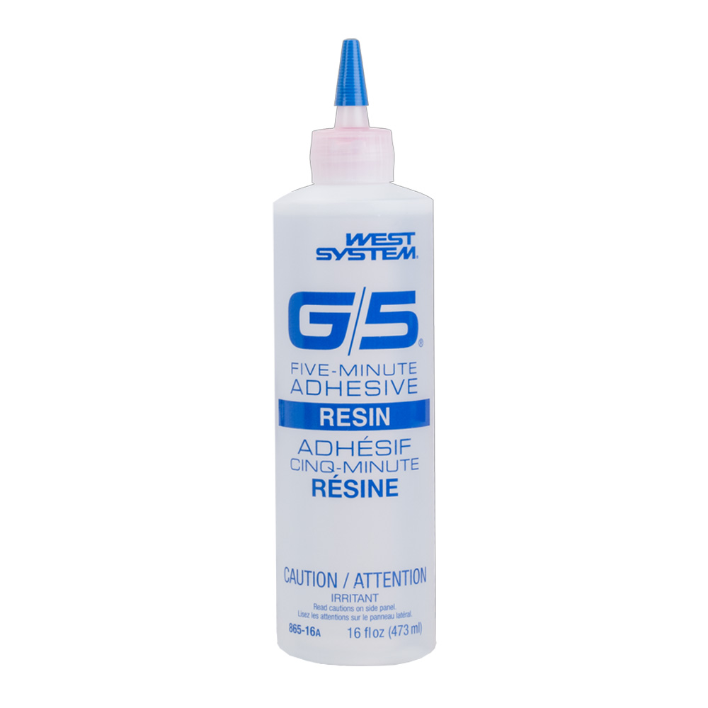 WEST SYSTEM G5 FIVE MINUTE EPOXY RESIN 1KG (1:1)