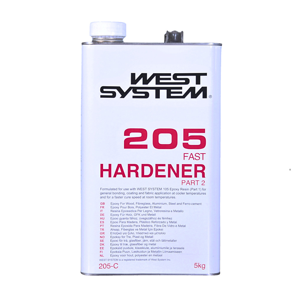 WEST SYSTEM 205C HARDENER 5KG (5:1)