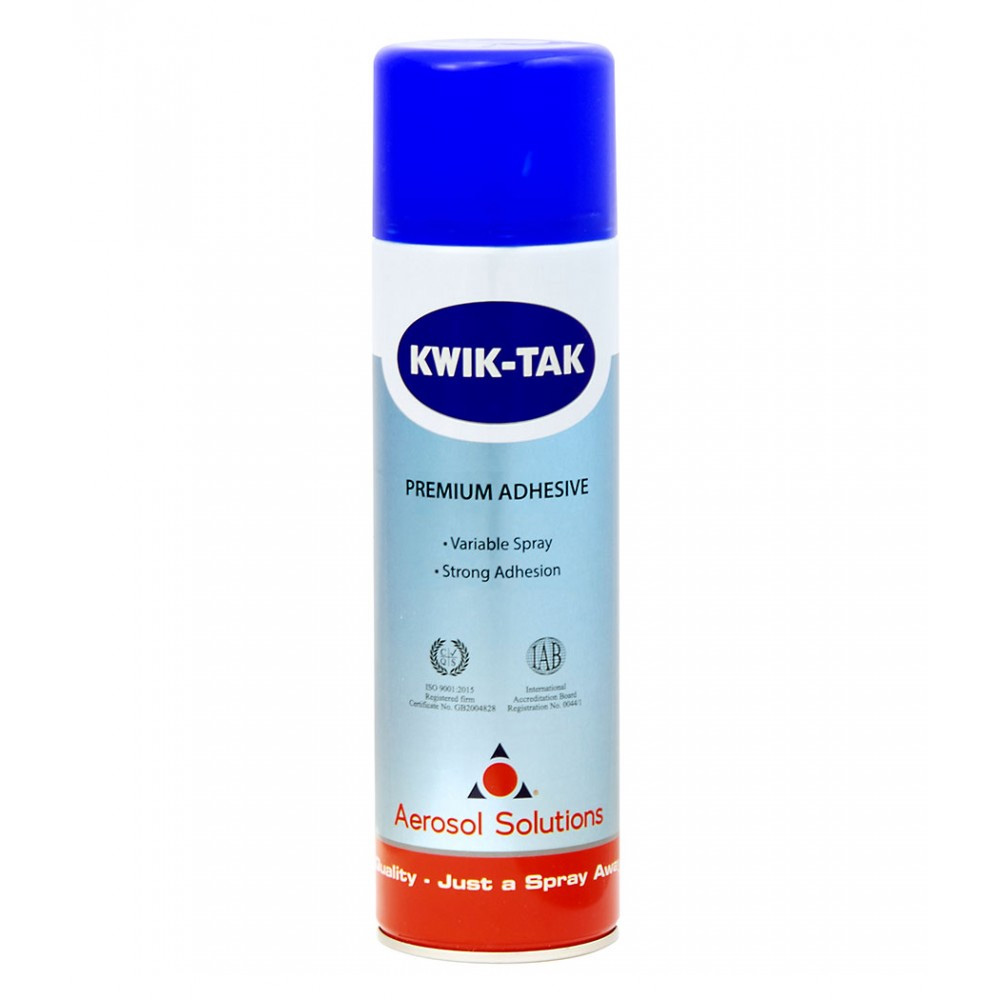 KWIKTAK SPRAY CONTACT ADHESIVE 500ml