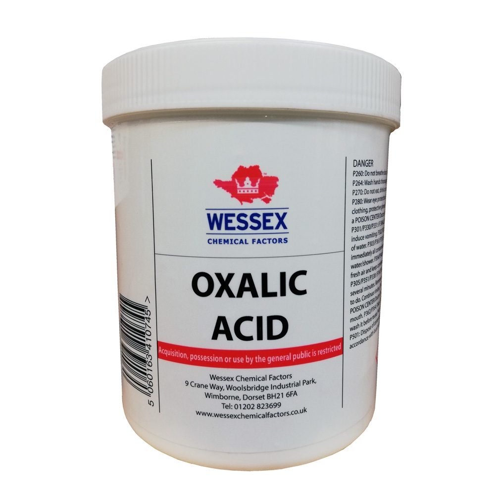 WESSEX CHEMICALS OXALIC ACID POWDER 1KG (TRADE USE ONLY)