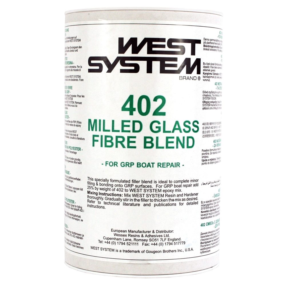 WEST SYSTEM 402-1 FILLER MILLED GLASS FIBRE BLEND 150gm