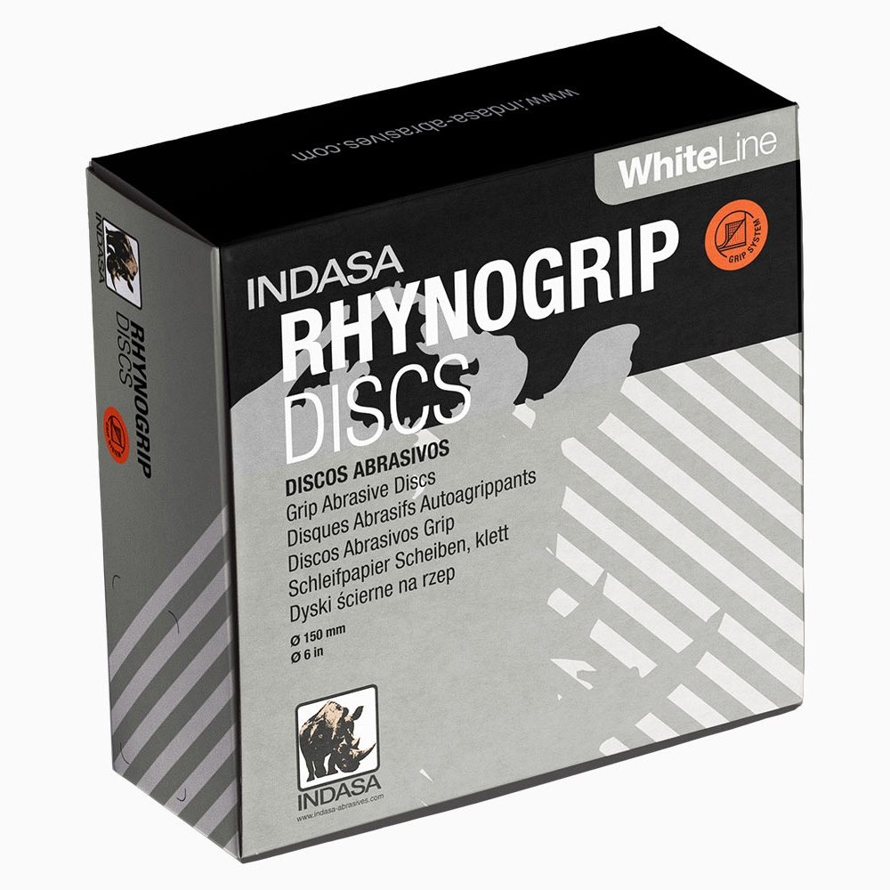 INDASA Rhynogrip White Line Discs 150mm