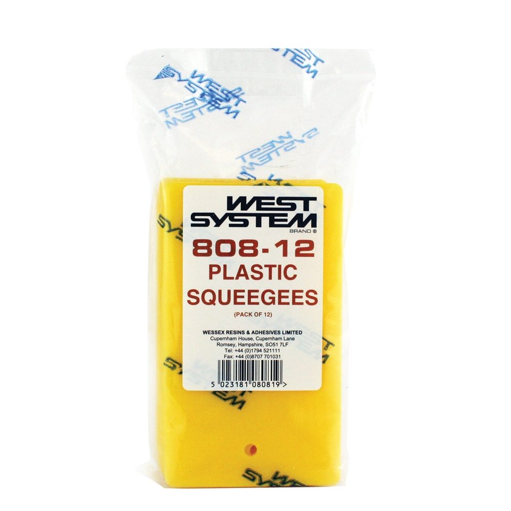 WEST SYSTEM PLASTIC SQUEEGEE PK12