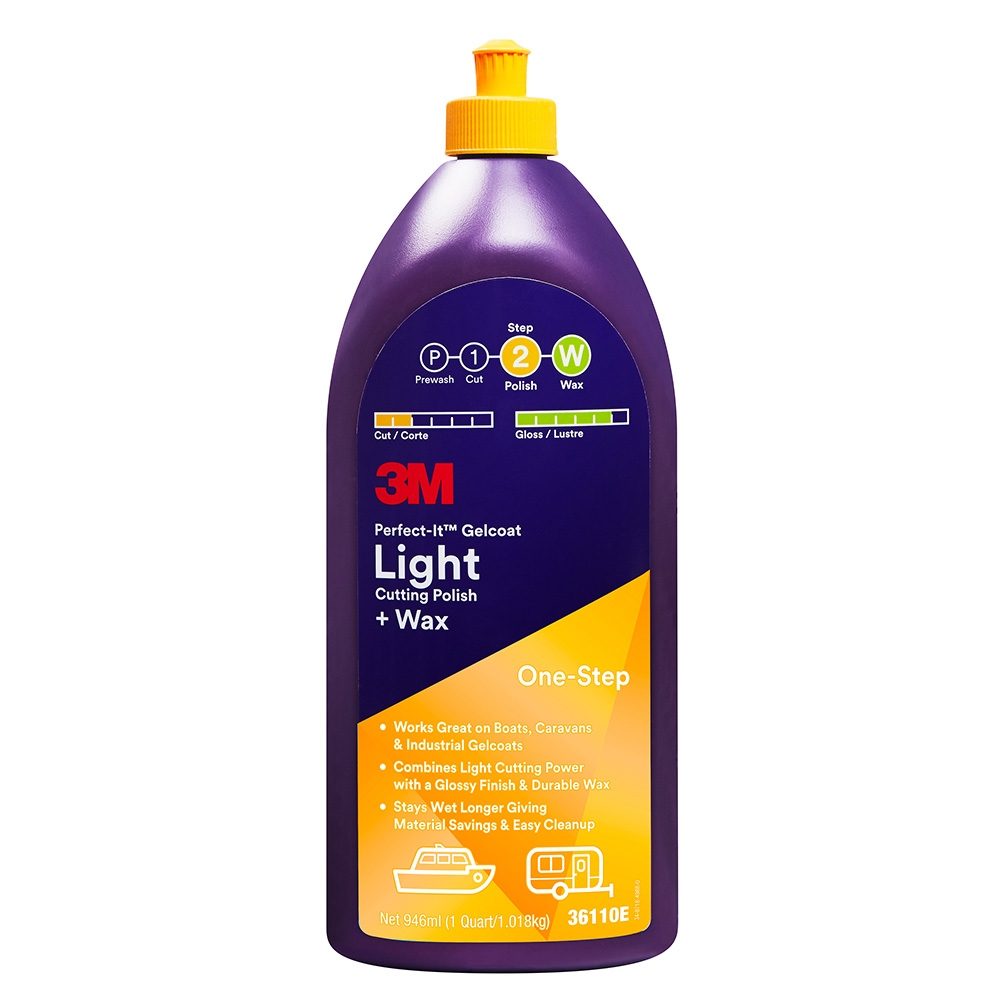 3M PERFECT-IT GELCOAT LIGHT COMPOUND & WAX 946ML