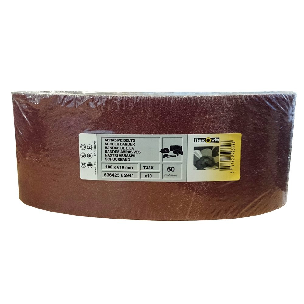 NORTON FLEXOVIT GENERAL PURPOSE BELT P80 100X610mm PK10