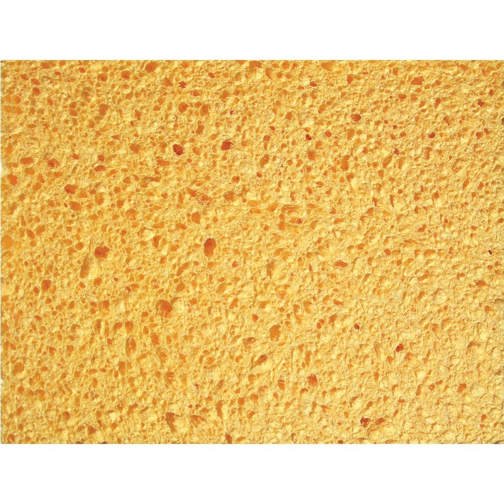 YELLOW CELLULOSE NATURAL SPONGE 14x9.5cm