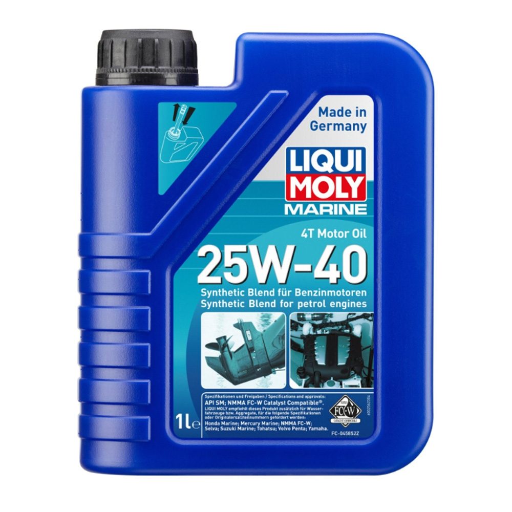 LIQUI MOLY MARINE 4T MOTOR OIL 25W40 1L