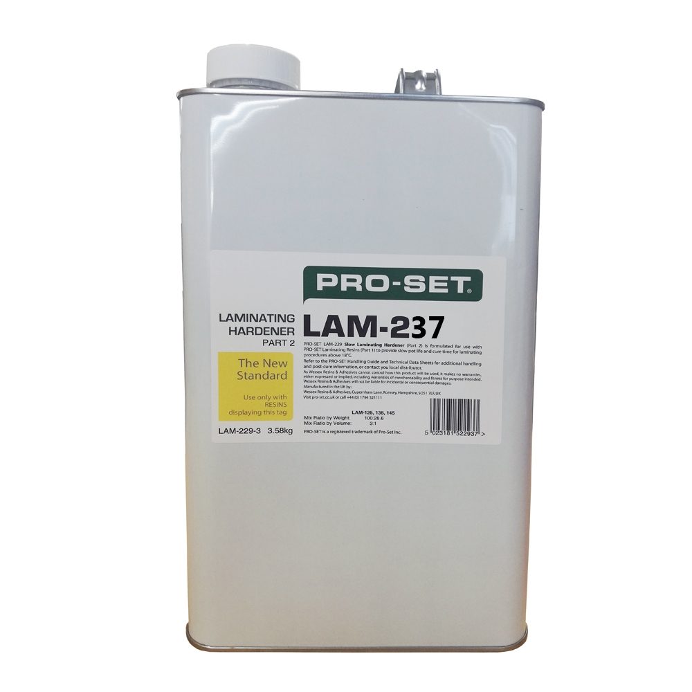 PRO-SET 237 EXTRA SLOW LAMINATING HARDENER 3.58KG