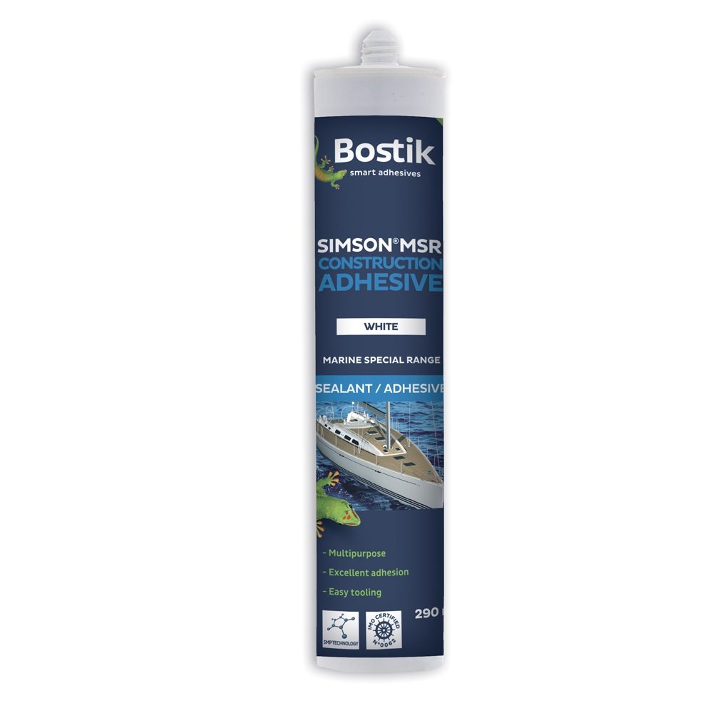 BOSTIK MSR SLOW SKIN CA 290ml BLACK