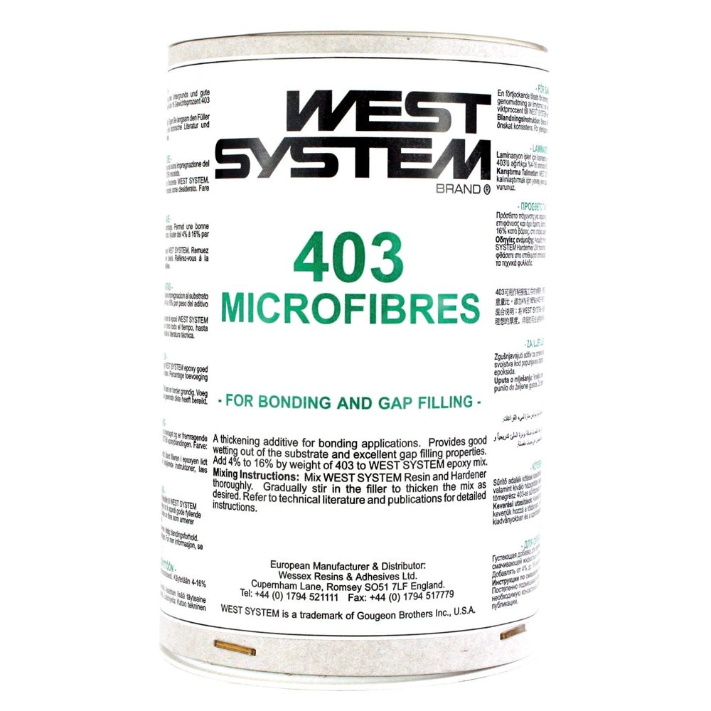 WEST SYSTEM 403-1 MICROFIBRES ADHESIVE FILLER 160gm