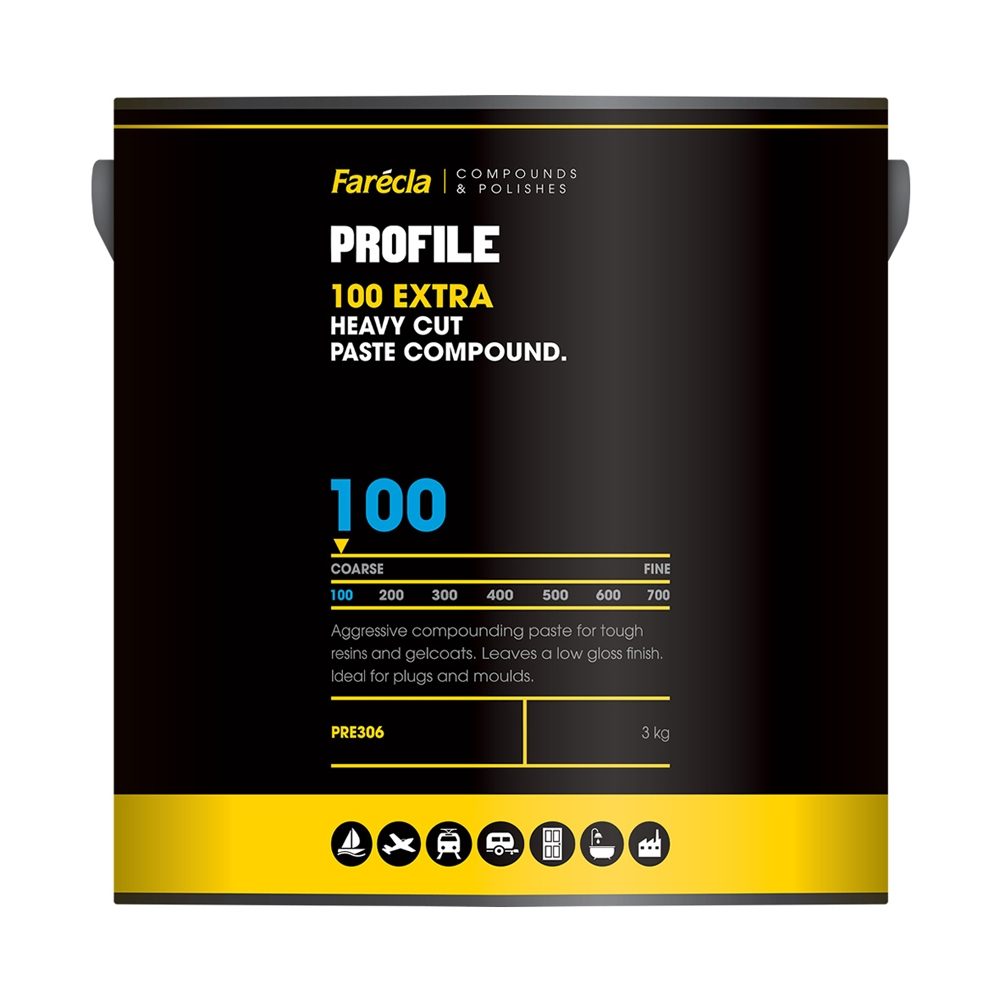 FARECLA PROFILE 100 EXTRA PASTE COMPOUND 3KG