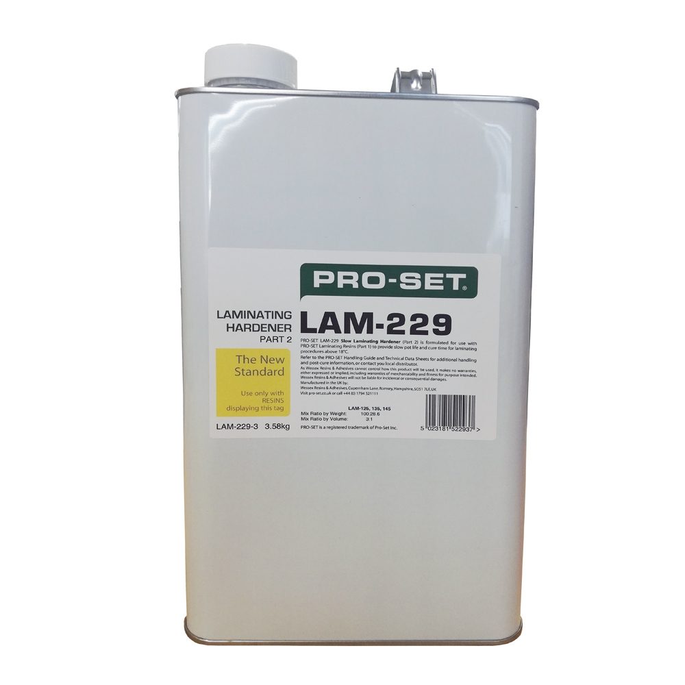 PRO SET 229 LAMINATING HARDENER SLOW 21.45KG (3:1)