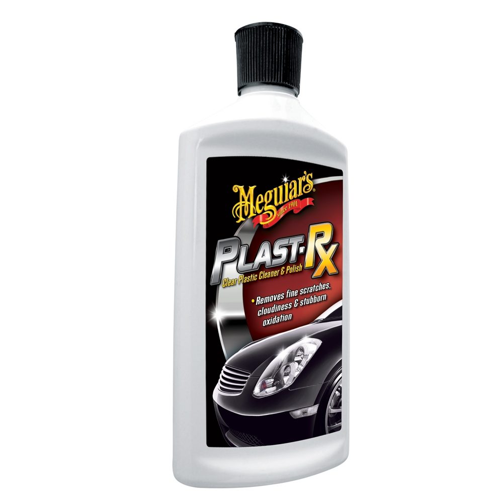 MEGUIAR&#39;S PLAST-RX CLEAR PLASTIC CLEANER + POLISH 296ML